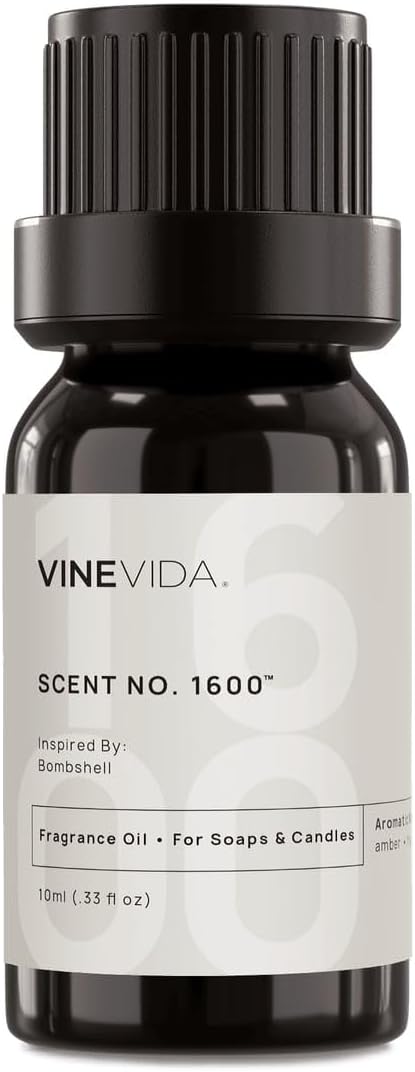 [0.33oz] Scent No.1600 Fragrance Oil for Candle Making and Soap Making - Scents for Soap Making, product image