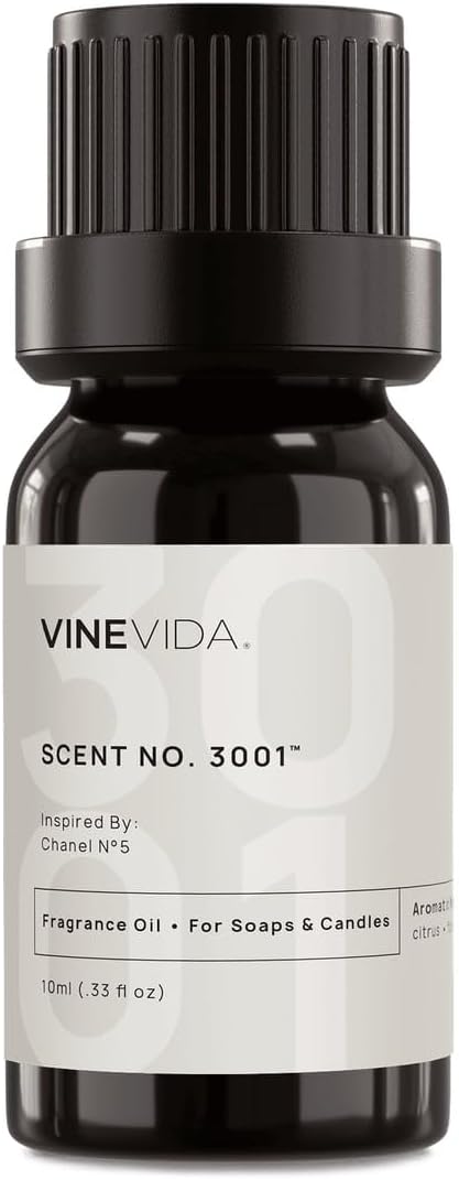 [0.33oz] Scent No.3001 Fragrance Oil for Candle Making - Made in USA Candle Scents - Natural Fragrance Oil -Soap