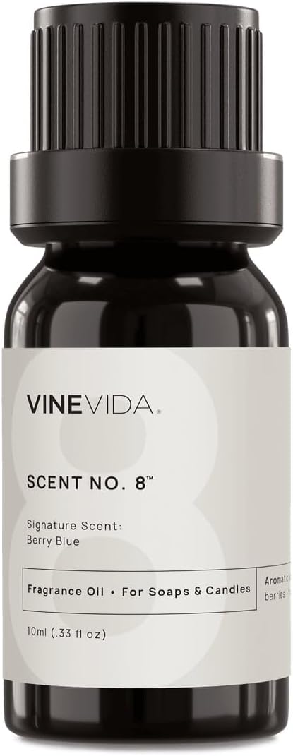 [0.33oz] Scent No.8 Fragrance Oil for Candle Making and Soap Making - Premium Candle Scents for Soy Candles in