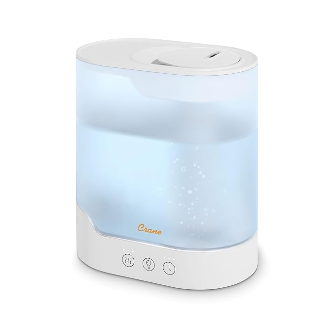 0.7 Gallon Top Fill Cool Mist Humidifier and Aroma Diffuser, with Color-Changing Night Light and Aroma Diffuser Function