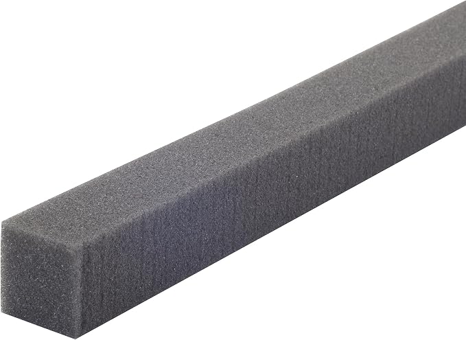 02006 1-1/4 in x 42 in Gray Foam Window Seal Strip – Air Conditioner Window Seal, Weather Stripping Foam