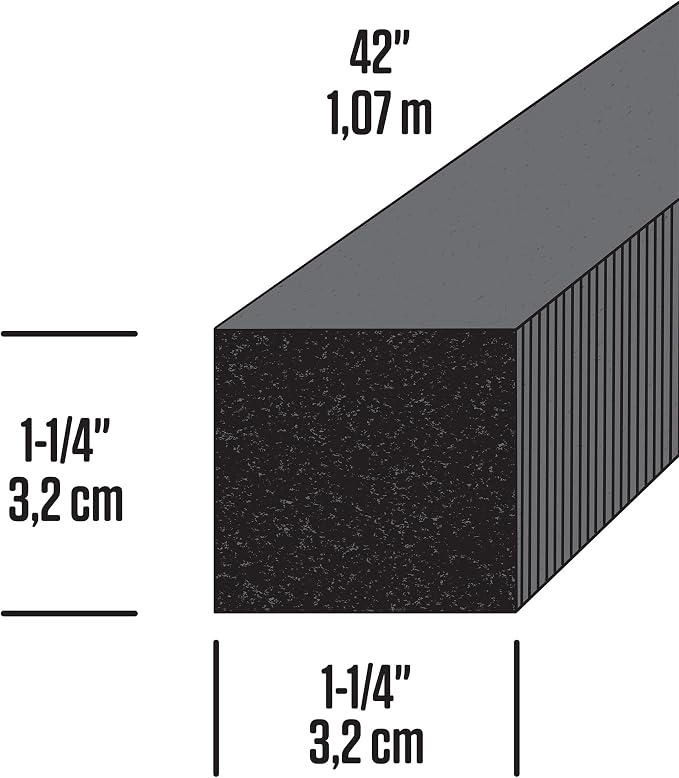 02006 1-1/4 in x 42 in Gray Foam Window Seal Strip – Air Conditioner Window Seal, Weather Stripping Foam, alternate view 2