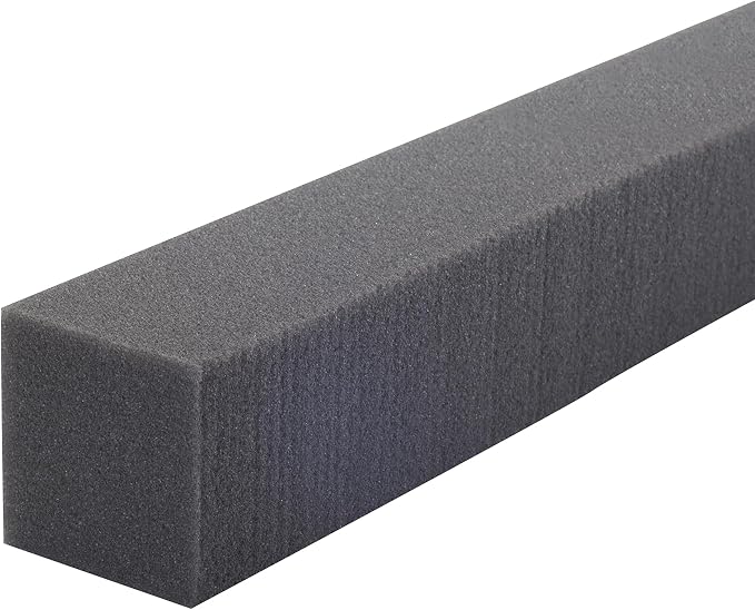 02535 2-1/4 in x 42 in Gray Foam Window Seal Strip – Air Conditioner Window Seal, Weather Stripping Foam