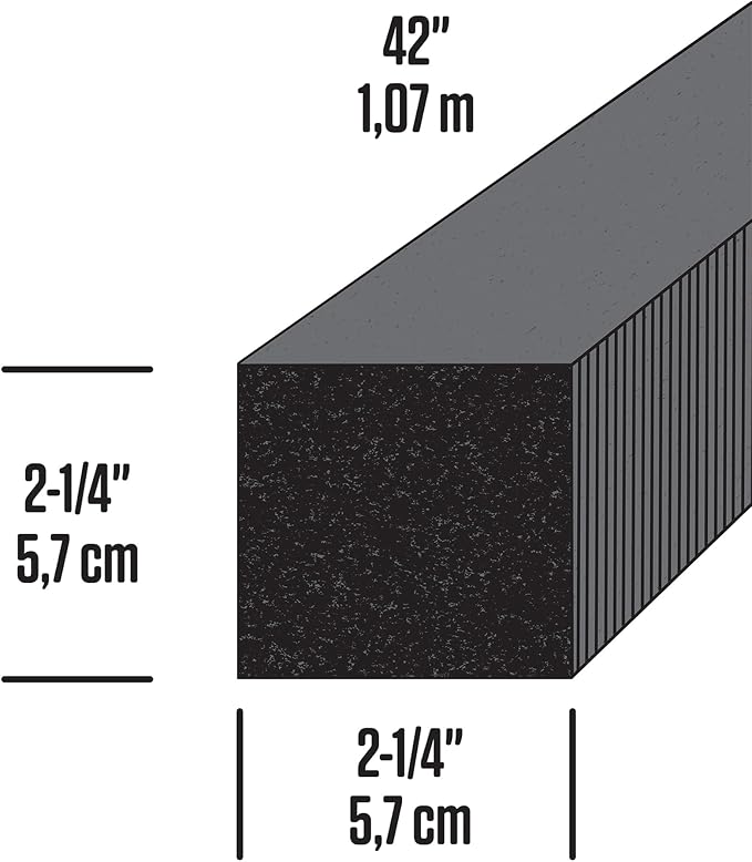 02535 2-1/4 in x 42 in Gray Foam Window Seal Strip – Air Conditioner Window Seal, Weather Stripping Foam, alternate view 2
