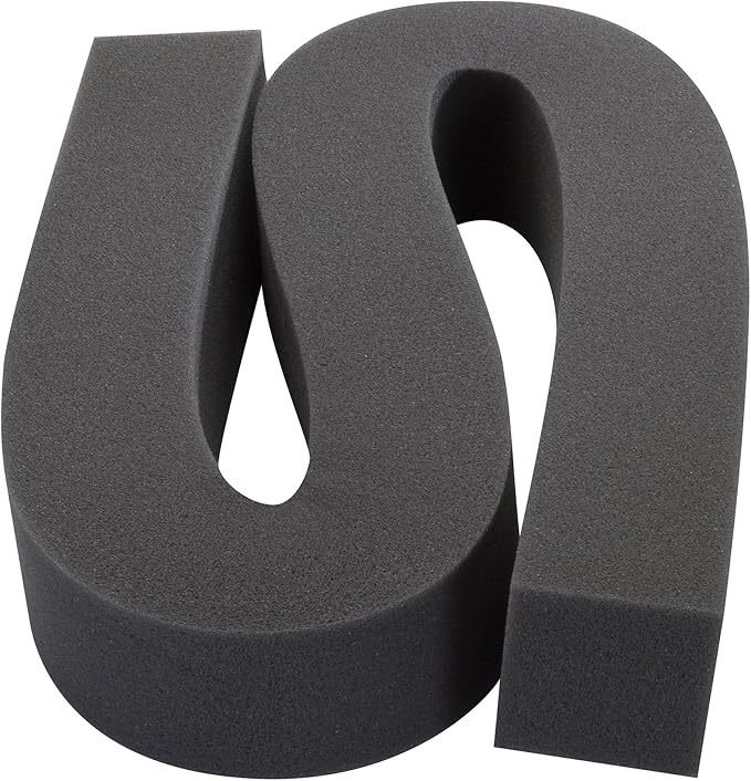 02535 2-1/4 in x 42 in Gray Foam Window Seal Strip – Air Conditioner Window Seal, Weather Stripping Foam, alternate view 5