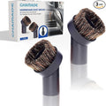 1.25'' Shop Vacuum Dust Brush Attachment with 25mm Horse Hair (2PCS) - Round Dust Brush Soft Bristle for Furniture, Blinds
