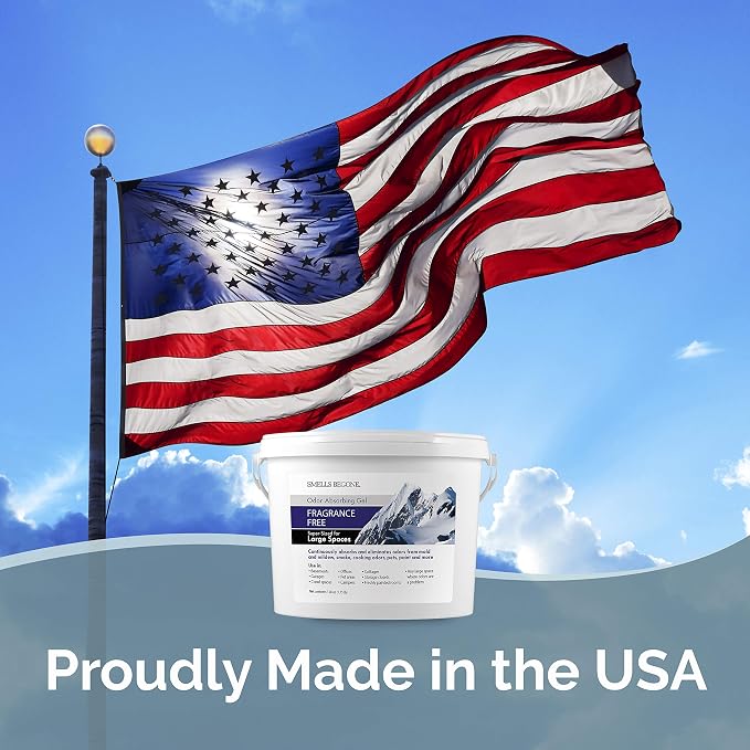 1-Gallon Gel Odor Eliminator – High-Capacity, Long-Lasting Odor Absorber for Large Spaces, Basements, Garages, Workshops &