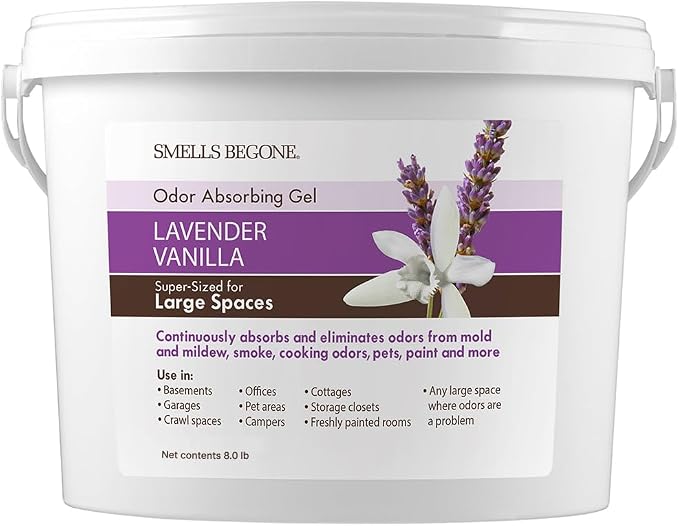 1-Gallon Gel Odor Eliminator – High-Capacity, Long-Lasting Absorber for Large Basements, Garages, Workshops & Commercial