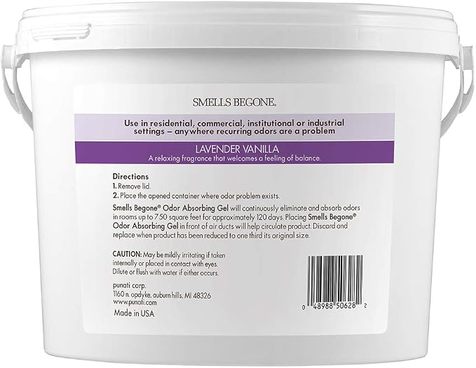 1-Gallon Gel Odor Eliminator – High-Capacity, Long-Lasting Absorber for Large Basements, Garages, Workshops & Commercial