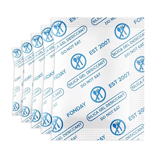 1 Gram 2000 Packets Food Grade Silica Gel Desiccants Packs Moisture Absorbers Dehumidifier