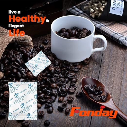 1 Gram 2000 Packets Food Grade Silica Gel Desiccants Packs Moisture Absorbers Dehumidifier, alternate view 6
