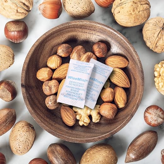 1 Gram 5000 Packs Silica Gel Packets, Silica Packets, Food Grade Dessicant, Dessicant Packs, Silica Gel for Food Storage