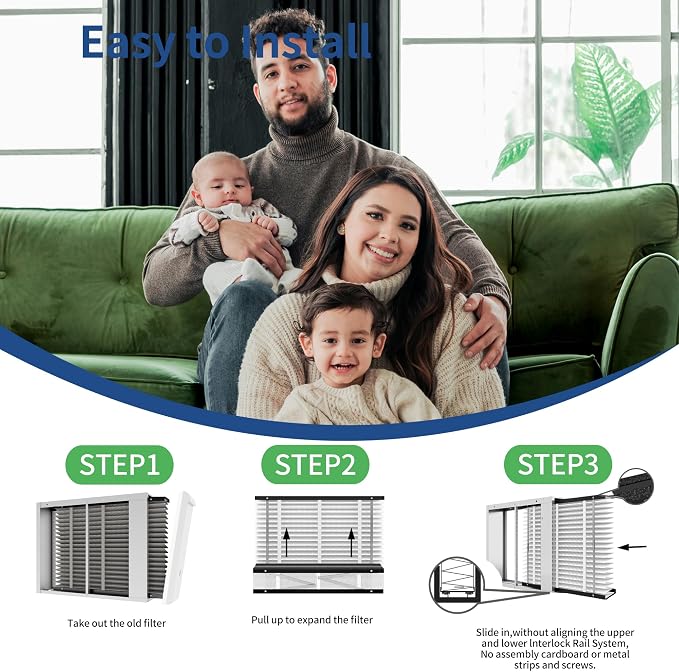 1 Pack, 410 Replacement Filter, Compatible with 410 Whole House Air Purifiers