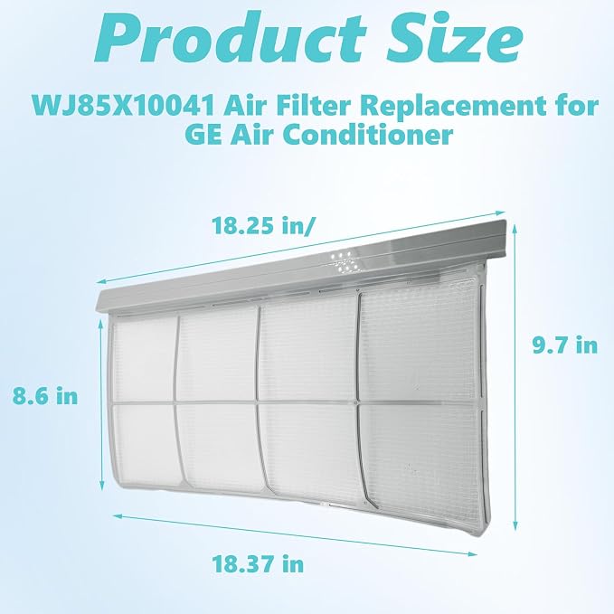 1 PC WJ85X10041 Air Filter Compatible with GE Room Air Conditioner,Air Conditioner Filter Replacement Part AP3186542, 912534