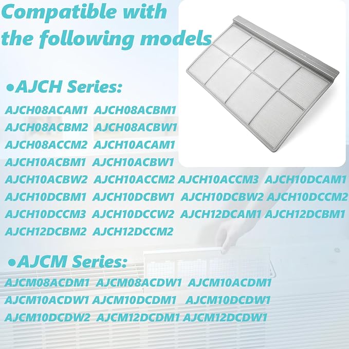 1 PC WJ85X10041 Air Filter Compatible with GE Room Air Conditioner,Air Conditioner Filter Replacement Part AP3186542, 912534