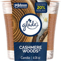 1-Wick Scented Candle Jar, Cashmere Woods, Air Freshener Infused with Essential Oils, 4.08 Oz, product image