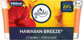 1-Wick Scented Candle Jar, Hawaiian Breeze, Air Freshener Infused with Essential Oils, 4.08 Oz, 2 Count 2 Count 4.08 Oz