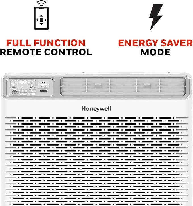 10,000 BTU Digital Window Air Conditioner, Remote, LED Display, 4 Modes, Eco, 450 sq ft Coverage, alternate product view 4