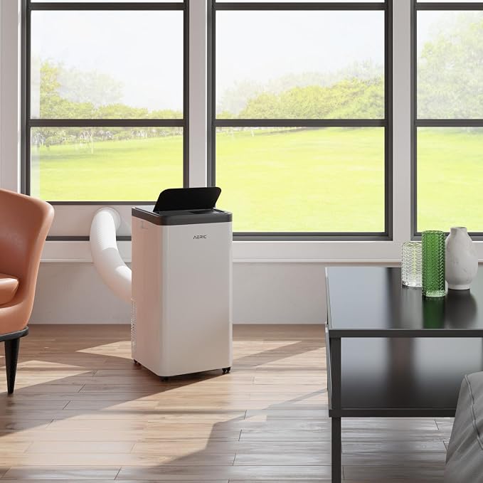 10,000 BTU Portable Air Conditioner with Dehumidifier for Living Room and Apartment, 115V, Portable Air Conditioners for