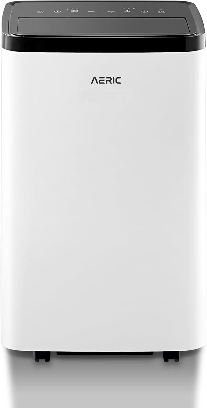 10,000 BTU Portable Air Conditioner with Dehumidifier for Living Room and Apartment, 115V, Portable Air Conditioners for