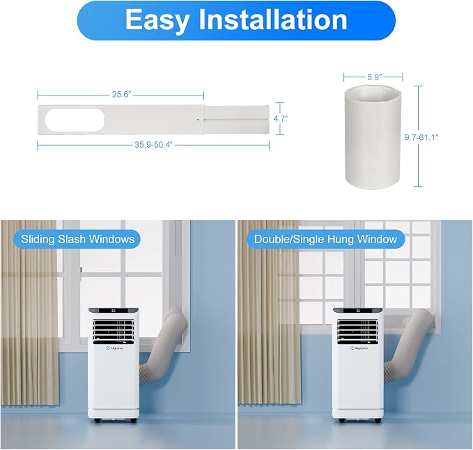 10,000 BTU Portable Air Conditioners for Room Up to 450 Sq.Ft, 4-in-1 Portable AC Unit, Heater, Dehumidifier & Fan with