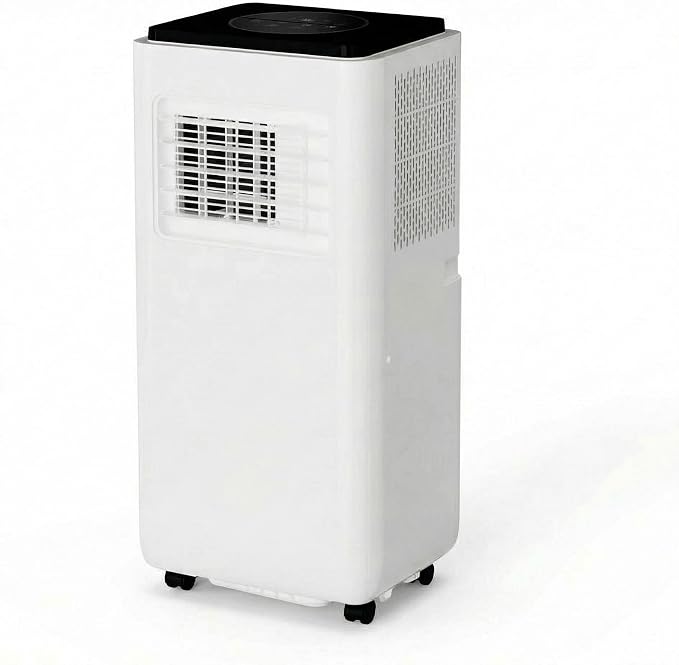 10,000 BTU Portable Air Conditioners, Ultra Quiet Cooling Fan Dehumidifier with 24H Timer & Remote, product image