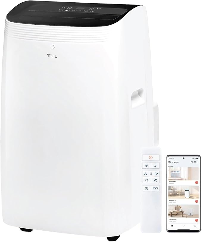 10,000 BTU Q-Series Dual Hose Portable Inverter Air Conditioner & Heater, AC Unit with Heat, 450 Sq. Ft., up to 47% Energy