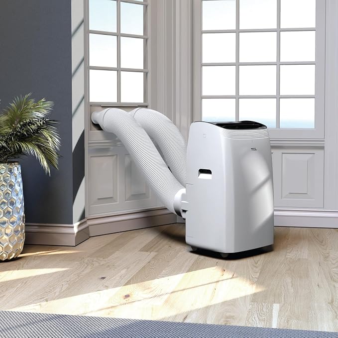 10,000 BTU Q-Series Dual Hose Portable Inverter Air Conditioner & Heater, AC Unit with Heat, 450 Sq. Ft., up to 47% Energy