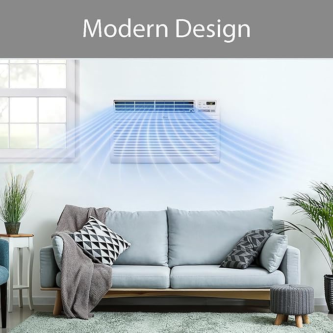 10,000 BTU Through the Wall Air Conditioner, 115V, Cools up to 440 Sq. Ft. for Bedroom, Living Room, Apartment, with Remote