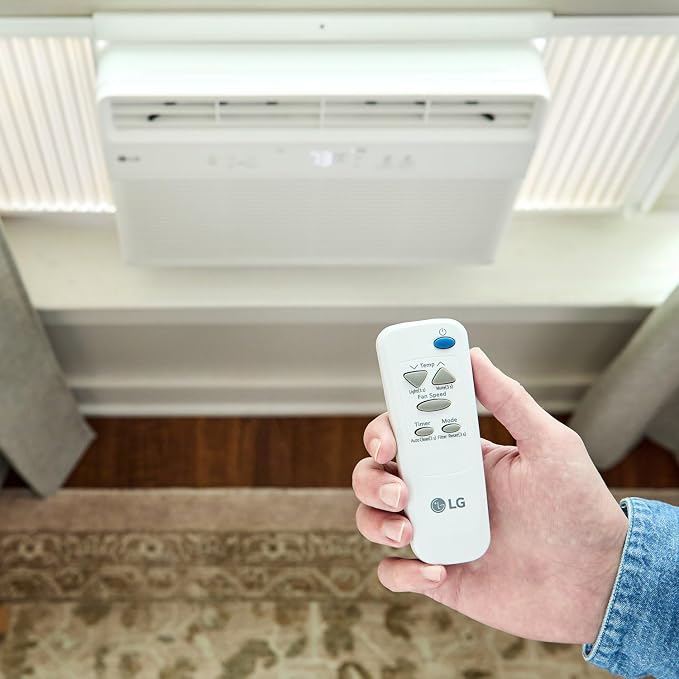 10,000 BTU Window Air Conditioner with Dehumidifier, 115V, Window AC for Medium Rooms up to 450 Sq. Ft., Window Unit AC with