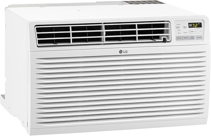 10,000BTU Through the Wall Air Conditioner with Supplemental Heat, 230V, AC Wall Unit for Rooms up to 450 Sq.Ft. (18' x 25'