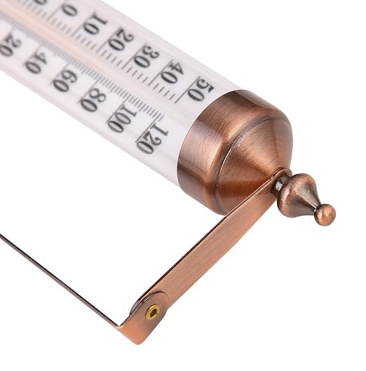 10.4 inches New Large Numbers Premium Quality Thermometer Indoor Outdoor Waterproof Decorative, alternate product view 3