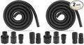 10 Foot Long Dust Collection Power Tool Hose Kit for Multiple Types/Brands of Power Tools and Work Shop Vacuums with Threaded