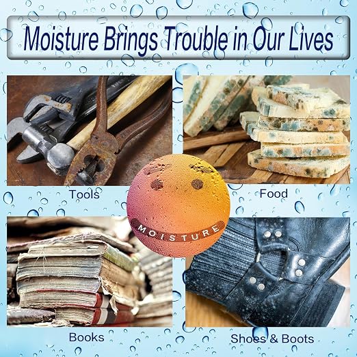 10 Gram Silica Gel Packets, Reusable Desiccant Packs for Storage, Rechargeable Moisture Absorber Food Grade, alternate view 6