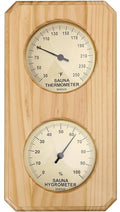10 inches Premium Wood Thermometer-Hygrometer for Sauna (Upgraded Accuracy and Design), product image