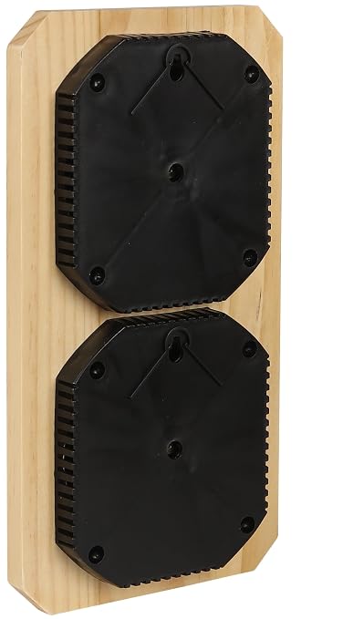 10 inches Premium Wood Thermometer-Hygrometer for Sauna (Upgraded Accuracy and Design), alternate product view 4