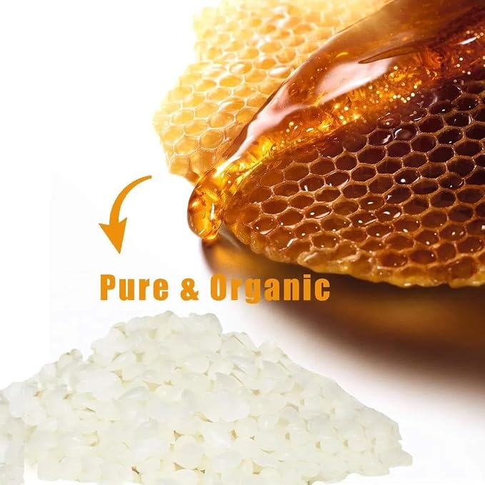 10 LB White Beeswax Pellets - DIY Candle Making Kits, Magical Craft Making, Hand comfort DIY Creams, alternate product view 2