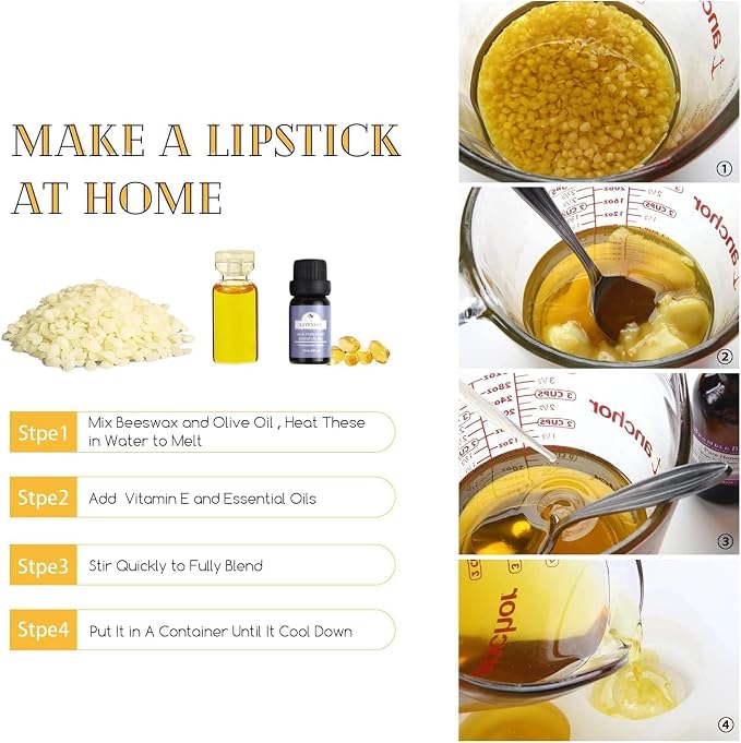10 LB White Beeswax Pellets - DIY Candle Making Kits, Magical Craft Making, Hand comfort DIY Creams, alternate product view 5