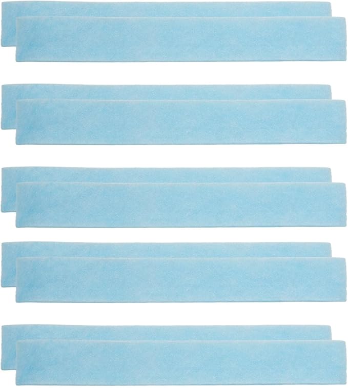10-Pack MAC-408FT-E Replacement Filter Compatible with Mitsubishi Electric MAC-408FT-E MSL-GL15NA Air Conditioner, No