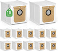 10 Pack Replacement Dust Bags for L60 SES L50 SES Robot Vacuum, 2.5L Replacement Bags for Haier H9+, Conga Home 10000