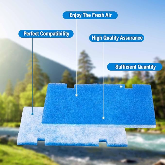 10 Pack RV AC Filters for Air Conditioner Vent 14 x 7.5 Inch RV Filters Replacement for Air Conditioner Vent Compatible with