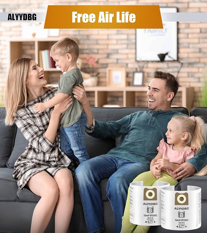 10 Pack Size B VF3503 for Rigid 6-9 Gallon Vacuum Bags from, alternate product view 5