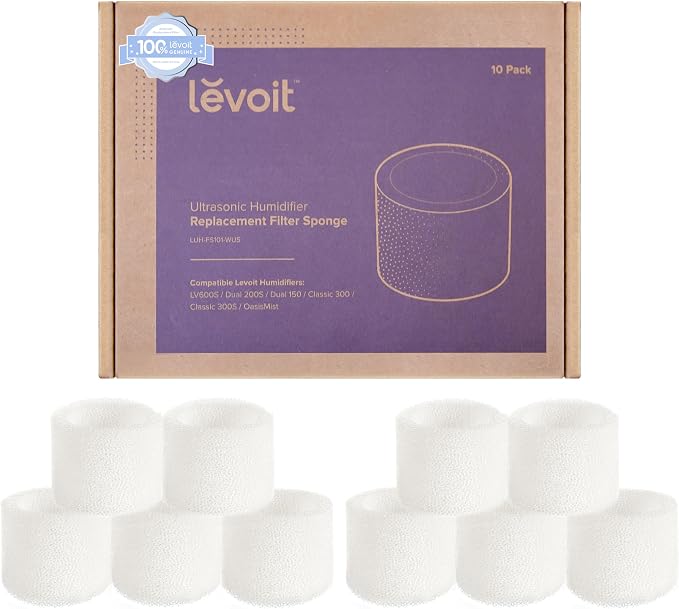 10-Pack Top Fill Humidifier Replacement Filters, Capture Particles to Improve Humidification Efficiency, for Classic160