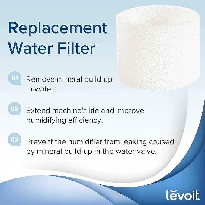 10-Pack Top Fill Humidifier Replacement Filters, Capture Particles to Improve Humidification Efficiency, for Classic160