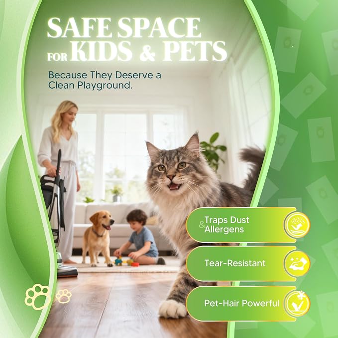 10 Pack Vacuum Bags [Model 204814] Compatible with Sentria/Avalir/Ultimate G Series | Replaces F-Style & Twist-Style