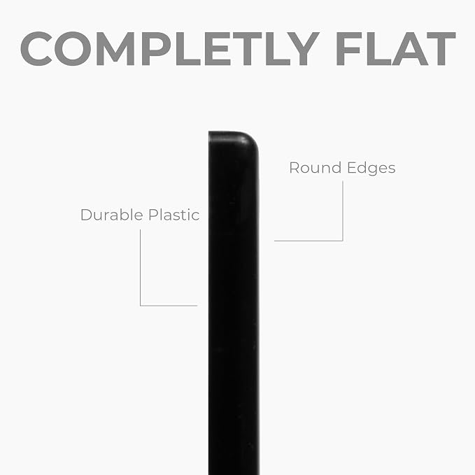 10" x 10" (Outer Size) Square Air Vent Cover – Black Plastic Vent Deflector - Screen Mesh, Surface Mount Wall, alternate view