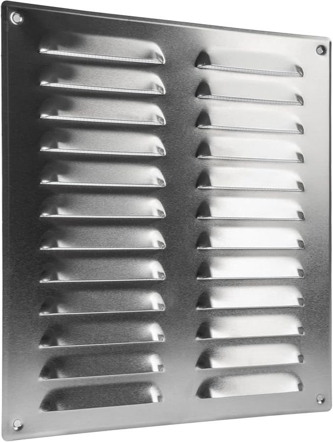 10" x 11" Inch (Overall Dimensions) - Aluminum - Air Vent Cover - Metal Air Return Grill with Built-in