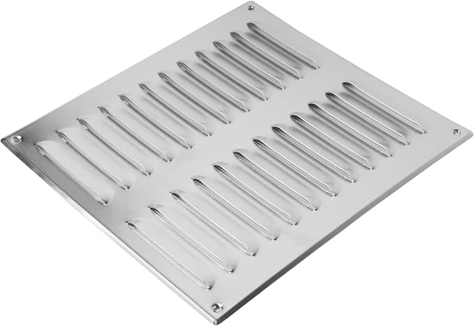 10" x 11" Inch (Overall Dimensions) - Aluminum - Air Vent Cover - Metal Air Return Grill with Built-in, alternate view 8