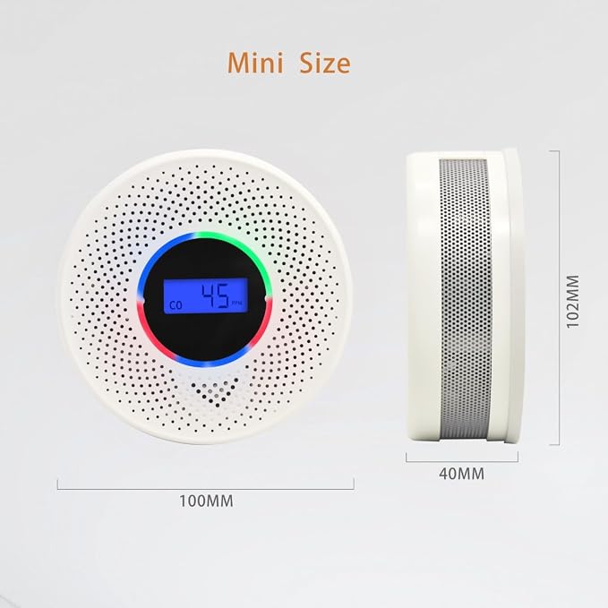 10-Year Battery Wireless Interconnected Smoke and Carbon Monoxide Detector, Smart Interlink Smoke CO Alarm with, alternate