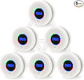 10-Year Battery Wireless Interconnected Smoke and Carbon Monoxide Detector, Smart Interlink Smoke CO Alarm with